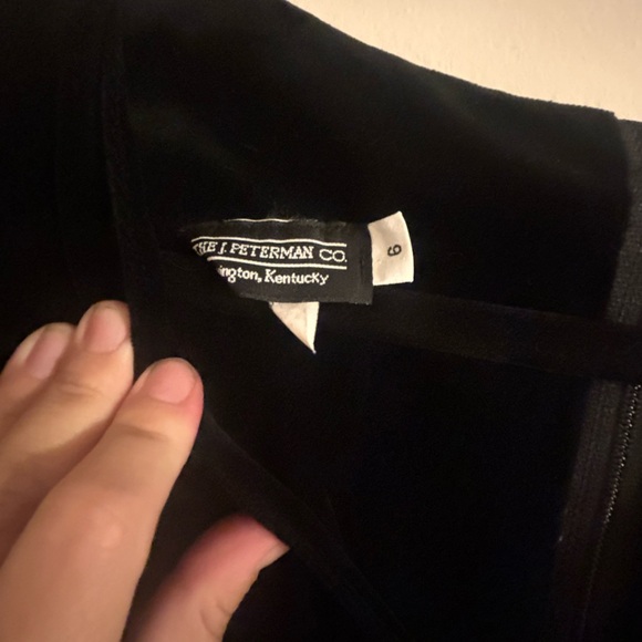 J. Peterman Classic Black Long Sleeve Dress - Picture 7 of 7